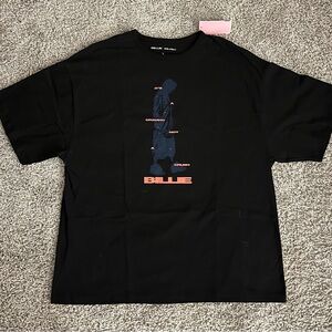 Bille Black Graphic Tee